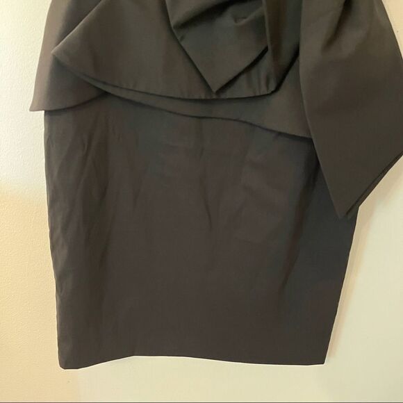 NWT Black size 8 Black and white formal strapless professional dress - Picture 3 of 8